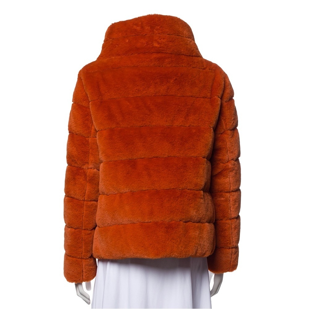 HERNO Milly Goose Down Faux Fur Teddy Coat - Picture 4 of 16
